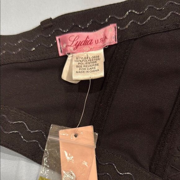 Lydia Colorful Jeweled  Beaded Strapless Cropped Corset  Top Size Large - Picture 4 of 4